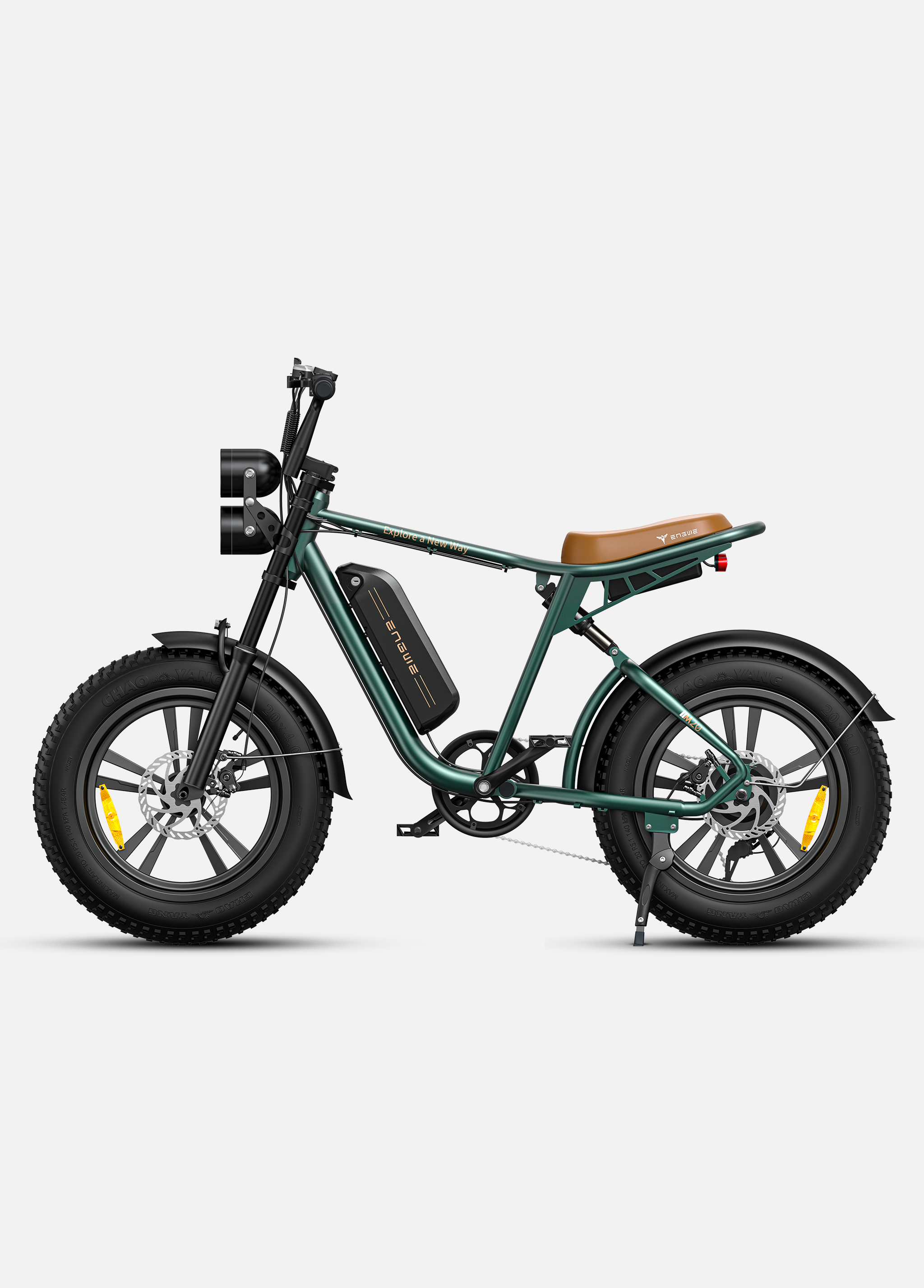 ENGWE M20 1000W(Peak) 47 miles+47 miles Dual Suspension Long Range E-bike