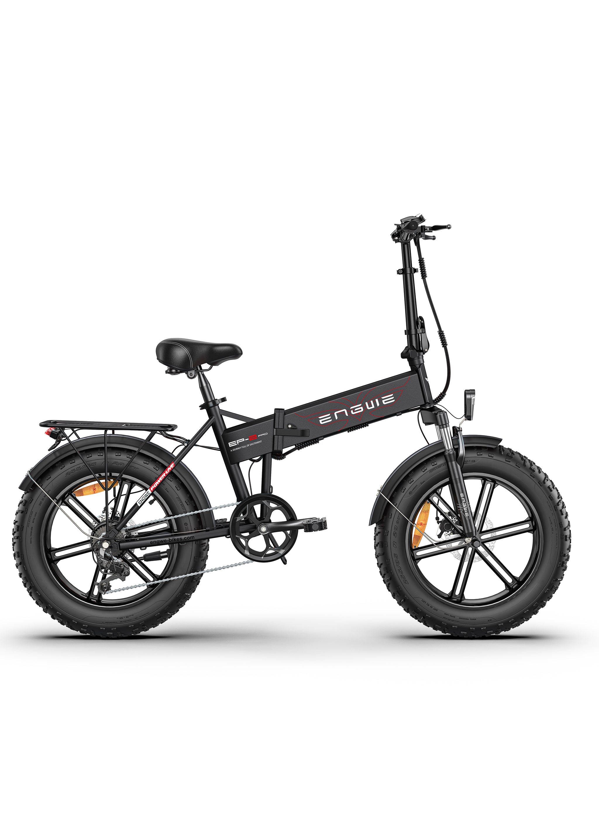 ENGWE EP-2 PRO 120 km Range Max Speed 25 km/h Front Suspension Foldable E-bike